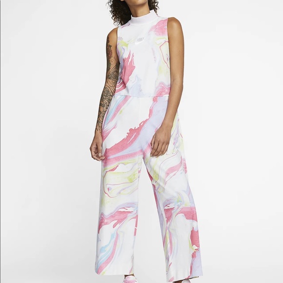 Nike Pants - NWT NIKE Women's Jersey Tie Dye Jumpsuit